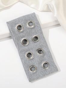 1条女士镂空弹力发带，Y2K朋克摇滚风宽弹力休闲发饰，适合秋冬季节、假日佩戴，优雅围巾，柔软头巾，女士发饰，优雅发带 - 彩色 - 查看 11