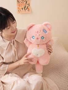 1PC Cute Cat Plush Doll, Girl's Home Cat Companion Doll Pillow, Birthday Gift - 彩色 - 查看 9