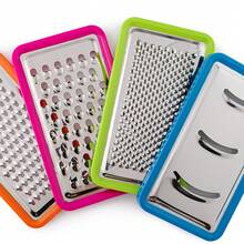 Chopping Board With Containers, Large Bamboo Cutting Board With Anti Slip Pads - Wood Color - View 6