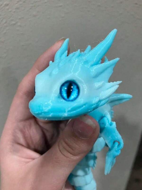 3D Printed Multi-Color Dragon Animal Model Toys [Multiple Colors To Choose From], Dragons With Movable Joints, Cool Stress Relief Toys, 3D Printed Desktop Ornaments, Small Statue Toys, 3D Printed Animals, 3D Printed Characters, Home Decoration