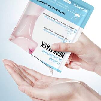 多片装补水柔滑颈膜，淡化颈纹天鹅颈护理，男女通用，适合所有肤质