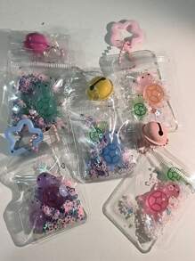2/10pcs. Turtle Resin Pendant Glow-In-The-Dark Turtle Popular Blind Bag Resin Pendant Turtle Bag Key Chain Couple