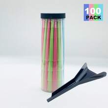 200/100/50+1-Pack Rainbow Rolling Papers , Natural Pre Rolled Rolling Paper, KingSize Rolled Paper 110mm, Tips & Packing Tubes Included - Cigarette Rolling Papers Smoking Accessaries - 彩色 - 查看 10