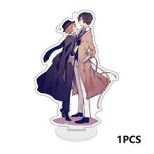 Figura de acrílico de pie de los personajes de Anime BUNGOU STRAY DOGS (Doppo, Kenji, Osamu, Atsushi, Akiko, Ranpo) - Adorno decorativo de figuras de personajes lindos - Multicolor - Ver 10