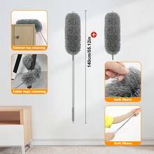 Extendable Duster, Super Microfiber Extendable Duster With Flexible Brush Head - Reusable, Washable Dusting Tool, Duster Brush, Bendable Duster Brush, Reusable, Washable Ceiling Fan Duster, No Battery Needed, Suitable For High Ceilings, Furniture, Cars, Cleaning Supplies, Living Room, Bedroom, Kitchen, Car Cleaning, Cleaning Tools - Multicolor - View 14