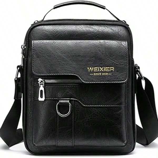 Umhängetasche Herren Hochwertige Herren Schultertasche Retro Business Rucksack Herren Tasche Lässige Schultertasche Schulanfang