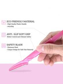 24pcs Multicolor Eyebrow Trimmer, Portable Eyebrow Shaver Razor Shaper Tool For Face Hair Removal, Grooming And Personal Care, Easy To Use Shaving And Depilating. Compact And Lightweight With A Protected Fine Shaver Head For Precise Trimming While Helping To Prevent Scratches And Cuts.