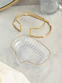 1 Stück exquisite Seifenschale ohne Bohren, goldfarbener Seifenhalter für den Heimgebrauch, nordischer Stil Tablett für Badezimmer und Küche, wasserfreier Organizer, geeignet für Küche, Badezimmer und Waschbecken im Wohnzimmer Badezimmer Dekoration Herbstdekoration Schulanfang - Verschiedenfarbig - Übersicht 8