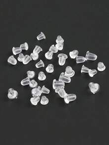 8 件装硅胶耳环固定器 - 隐形耳环后支撑，适合下垂耳朵，耳环支撑，用于固定珠宝配件，适用于卧室、旅行、办公室、学校、返校用品