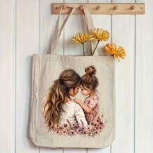 1/2/3 件母亲拥抱女儿热转印贴布，DIY 熨烫可水洗贴布，适用于 T 恤、牛仔裤、连帽衫、手提袋、枕头 - 彩色 - 查看 6