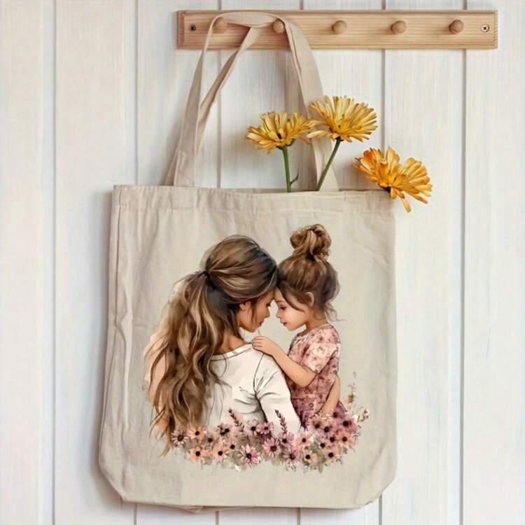 1/2/3 件母亲拥抱女儿热转印贴布，DIY 熨烫可水洗贴布，适用于 T 恤、牛仔裤、连帽衫、手提袋、枕头 - 彩色 - 查看 5