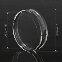 50pcs Commemorative Coin Protector Display Cases, Transparent Plastic Coin Holders, Coin Collection Storage Boxes