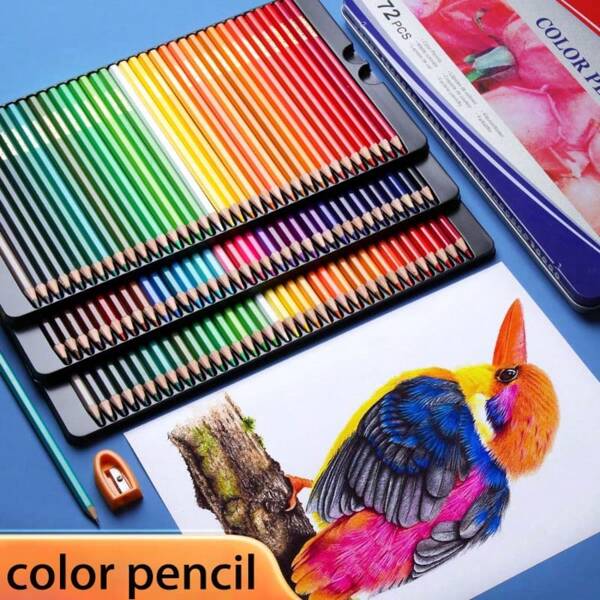 12/18/24/36/48pcs Back To School Colored Pencil Set, Student Paint Brushes, Vibrant Artist Painting Pens, High-Quality Soft Lead, For Drawing And Sketching, Suitable For School, Soft Lead Art Drawing Pencils For Coloring, Sketching, And Painting, School Supplies, Art Supplies, Release Your Creativity With Fun Colored Pencil Set, Inspire Artistic Thinking, Color Cognition, Expand Imagination, Lots Of Fun