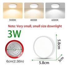 CANMEIJIA Đèn LED gắn trần hiện đại gắn trần 5W 10W 15W 25W Đèn phòng ngủ siêu mỏng phòng khách 220V - Đèn downlight gắn nổi - Xem 47