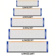 1个便携式室内外排球网，多功能运动网，适合网球、排球和羽毛球，适合后院、居家、草坪、海滩以及室内外使用！派对用品，完美礼物（不含支架）