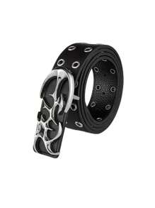 New Stylish Y2K Hollow PU Leather Fashion Punk Belt For Men - Accessory For Gift Giving Or Personal Style