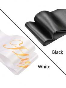 16 Pieces Bride To Be Sashes Set, 15 Pieces Black With 1 Piece White Sash's Gold Text For Hen Night Party Wedding Ladies Night Out - Multicolor - View 9