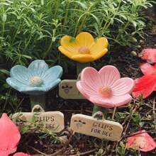 1pc New Insect Drinkers, Wild Honey Insect Feeding Drinking Cup, Suitable For Garden Decoration