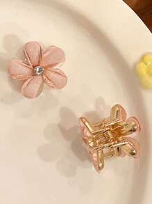 8/12pcs Delicate Flower Mini Small Hair Clips, Sweet Side Bangs Hair Clips Hairpins Hair Accessories