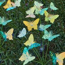 Butterfly Solar Lights Outdoor Decor - Smart Sensor With Auto Brightness, Garden Path Patio Lighting, Perfect Holiday Gift - Nhiều màu - Xem 7
