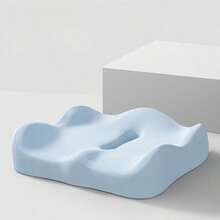 1 Stück ergonomisches Sitzkissen für Bürostuhl, Autositz & Schreibtisch - strapazierfähiger Polyesterbezug, waschbar, ganzjährig komfortabel - ideal für langes Sitzen, Bürostuhlkissen