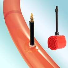 2/4pcs MOTSUV TPU Road Bike Inner Tube, 700C 700X23C 25C 28C 30C 32C Road Bike Tire, 28G Bicycle Presta Valve Tube, Anti-Leak Anti-Puncture Tires, Ideal Choice For Outdoor Cycling Enthusiasts - Red - View 6