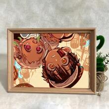 قطعة واحدة ، إطار صورة مزخرف برسوم الأنمي اليابانية، أبعاده 15 * 20 سم، إطار صورة لعرض الصور على المكتب والتعليق على الحائط، إطار صورة لتعليق الصور والملصقات، للغرفة والصالة ،هدية للديكور في أعياد الميلاد والتخرج