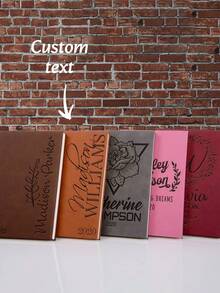 Personalized Leather Journal, Journals And Notebooks For Women, Custom Journal Notebook, Men Journals, Gift For Her, Writer Gift, School Supplies,Back To School - Multicolor - View 7