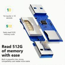 1 USB 3.0 2-In-1 Card Reader For SD/TF Cards- High Speed Memory Card Adapter (Compact & Portable) - 彩色 - 查看 6