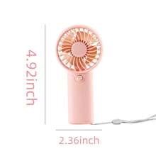 1 件手持电池供电迷你风扇，适合夏季和户外使用（不含电池）