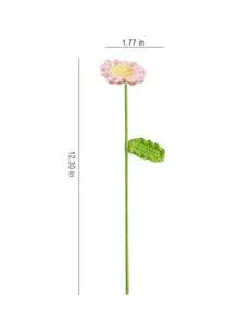 10pcs Handmade Crochet Daisy Flower Versatile Decor For Home, Car, Office, Charming Personal Touch, Simulation Flower Gift For Girlfriend Valentine's Or Teacher's Day Mother's Day Wedding Birthday Decor