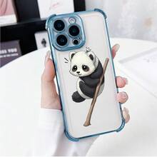 Electroplated TPU Panda And Stick Smartphone Case: Full Of Cuteness And Playfulness - 遠峰藍 - 查看 2