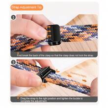Nylon Magnetic Strap Compatible With Samsung Galaxy Fit 3 Braided Band Watchband Compatible With Samsung Galaxy Fit 3 Replacement Bracelet Accessories - Galaxy Fit3 - View 6