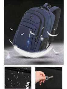 Duża pojemność, plecak do pracy i podróży, męski, wysokiej jakości, podróżny, duża torba męska, artykuły szkolne, jesienny plecak nauczyciela, prezent, torba świąteczna, plecak, powrót do szkoły, torba plażowa, torba na laptopa, torba na wakacje, sport i wypoczynek, plecak turystyczny, torba weekendowa, plecak, niezbędne rzeczy w podróży, duża torba, wiosenny plecak szkolny, torba na laptopa, plecak szkolny, torba męska, plecak do gimnazjum, szkoła, akcesoria podróżne - Czarne - Zobacz 7