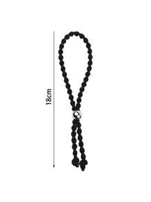 5pcs Set Black Adjustable Hair Tie Hair Scrunchies, African Curly Ponytail Holders, Suitable For Daily Use
