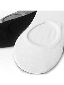6 Pairs Men's Low Vamp Invisible Socks, Thin Low-Cut Ankle Socks For Summer