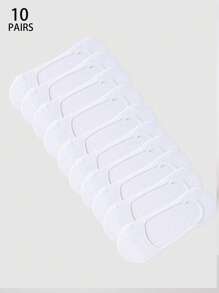 Random 5/10/20/30 Pairs Multi-Color Non-Slip No Show Invisible Low Cut Liner Socks