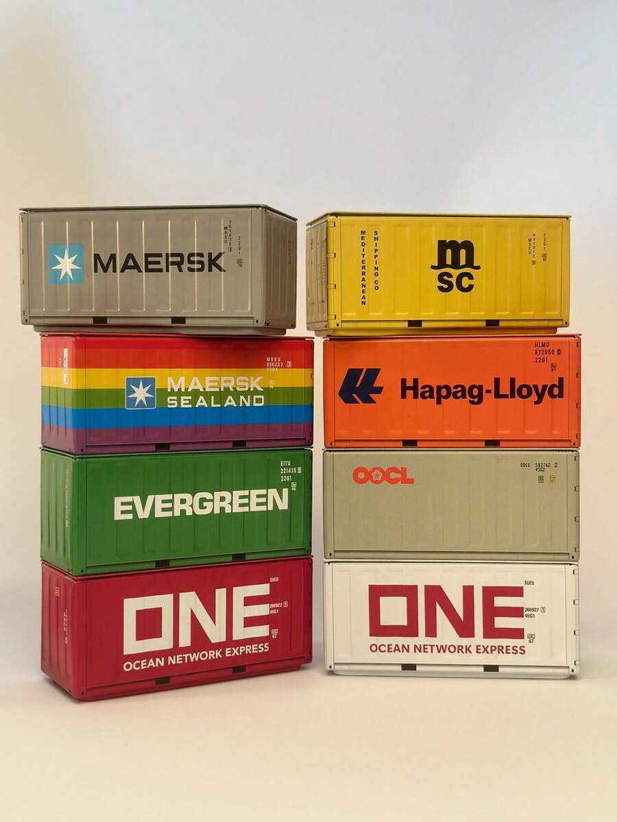 Mini Metal Container Retro Industrial Style Office Storage Box