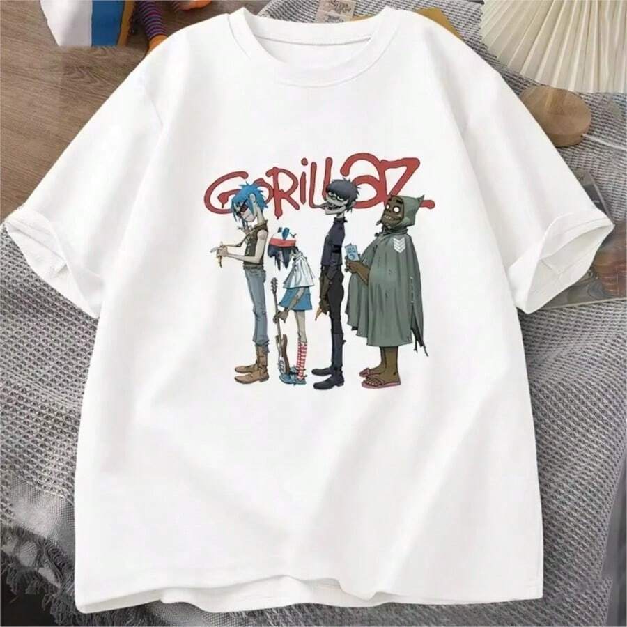 Camiseta de algodón con estampado de letras para mujer, ropa para mujer, 40 cumpleaños, Y2k, diseño divertido, moda, dibujos animados, 001 - Blanco - Ver 1