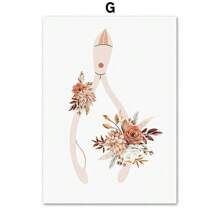 1 peça Pôsteres de arte de parede Moldura opcional Esmalte moderno para aprimoramento de unhas Salão de beleza Moda feminina Pôster Impressão de arte de parede nórdica Pintura em tela Decoração de quarto Imagem abstrata, sem moldura