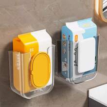[Popular Choice] Bathroom Non Perforated Wall Mounted Wet Tissue Storage Box With Large Opening And Strong Load-Bearing Capacity