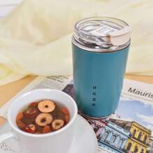 NEW 9 Color Coffee Cup 240ML Cute And Compact Stainless Steel Lnner Pot Hot And Going Shopping Outside Cold Portable Office Coffee Insulated Cup Back To School