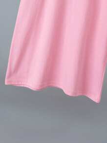 3 piezas Camisones de algodón para niñas, vestidos de pijama con estampado de dibujos animados lindos, pijamas livianos de ropa de casa para verano