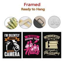 1pc Frameless Fun Nail Artist Posters Humorous Cultural Wall Arts Modern Minimalist Salon Decoration Nail Artist Appreciation Wall Decoration Home Decoration Gifts