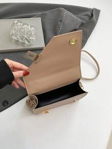 Small Stone Texture Crossbody Bag For Women, Retro Mini Handbag, Fashion Spring/Summer - Khaki - View 11