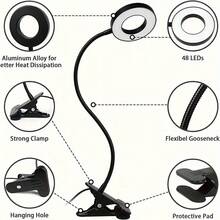 3-In-1 Computer Reading Lamp, Adjustable Light Color & 10-Level Brightness, USB 5V Powered, Eye-Caring Desk Lamp For Meeting, Manicure, Office, Home Study And More - 3 In 1 Light Colors - View 7