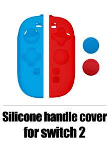 Suitable For Switch2 Handle Bag Set Large Capacity Portable Game Console Cassette Storage Bag Real Machine Mold Hard Plastic Transparent Protective Shell Full Silicone Split Cover Left And Right Protective Cover HD Tempered Film Screen Protector Rocker Cap Full Set Of Accessories