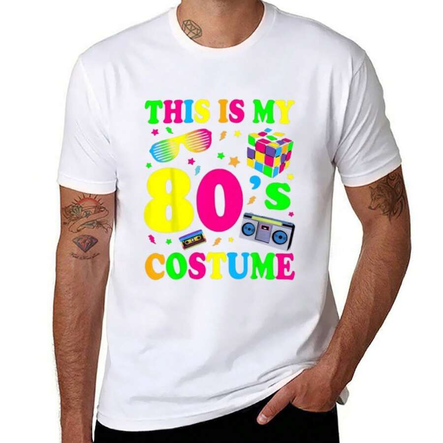 T-Shirt For Men Men's Graphic T-Shirt Funny Gamer Shirt For Boys Teens Men Video Gaming Graphic T-Shirt Soft Fabric, Breathable, Comfortable Short Sleeve T-Shirts Perfect For Summer - White - View 1