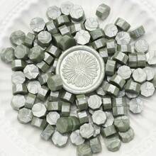 100pcs/Pack Metal Wax Seal Beads, Octagonal, For Envelope Seals, Wedding Invitations, Gift Packaging - Multicolor - View 8