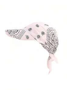 1pc Paisley Pattern Bohemian Style Printed Versatile Head Wrap Hat - Multicolor - View 10
